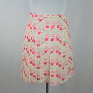 Elevenses Embroidered Polka Dot Pleated Wrap